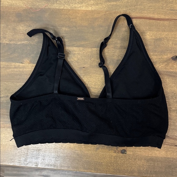 VS Pink Peach and Black Strappy Bralettes - Picture 5 of 6